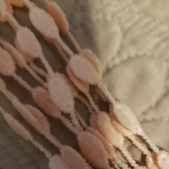 PEACH Crochet/Lace Scarf - Picture 4 of 5